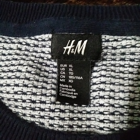 Mens H&M Cotton Sweater • Size XL - Picture 3 of 8